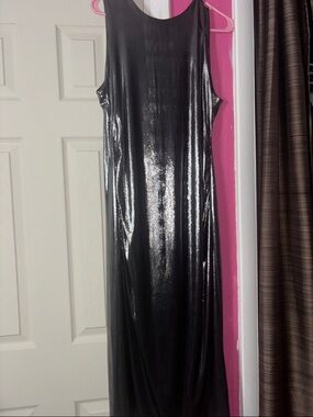 dress v neck empire waist Short Sleeve Sequin Empire Waist Evening Dress